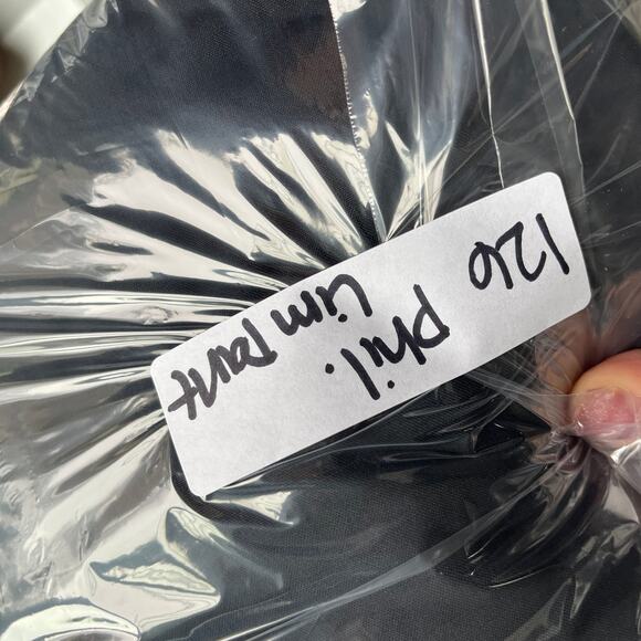 3.1 Phillip Lim Womens Mid-Rise Split Hem Jogger Pants Black Navy Size 2 - Picture 13 of 13